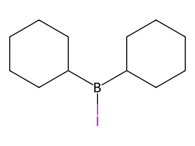 Dicyclohexyliodoborane structure