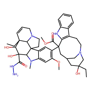 去乙酰长春碱酰肼 structure