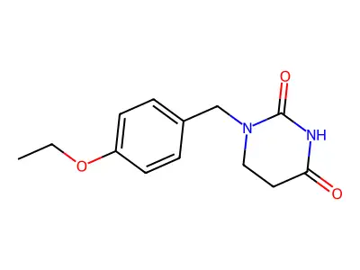 1-((4-Ethoxyphenyl)methyl)dihydro-2,4(1H,3H)-pyrimidinedione structure