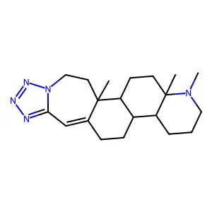 1,13a,15a-Trimethyl-1,3,4,4a,4b,5,6,12,13,13a,13b,14,15,15a-tetradecahydro-2H-quinolino[6,5-g]tetrazolo[5,1-b][3]benzazepine structure