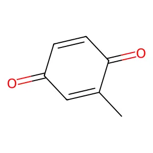 Methyl-1,4-benzoquinone structure