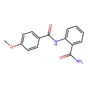 2-[(4-Methoxybenzoyl)amino]benzamide structure