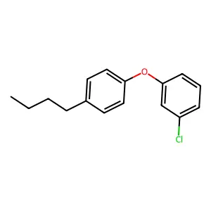 Benzene, butylchlorophenoxy- structure