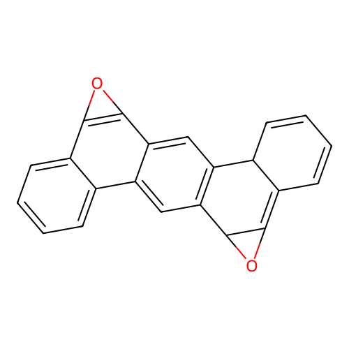 Dibenz(a,h)anthracene-5,6:12,13-bisepoxide structure