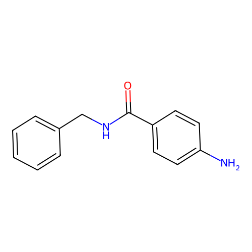 4-氨基-N-苄基苯甲酰胺 structure