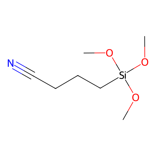 4-(Trimethoxysilyl)butyronitrile structure