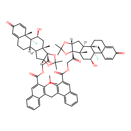 Flupamesone structure