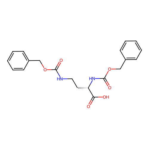 (S)-2,4-Bis(((benzyloxy)carbonyl)amino)butanoic acid structure