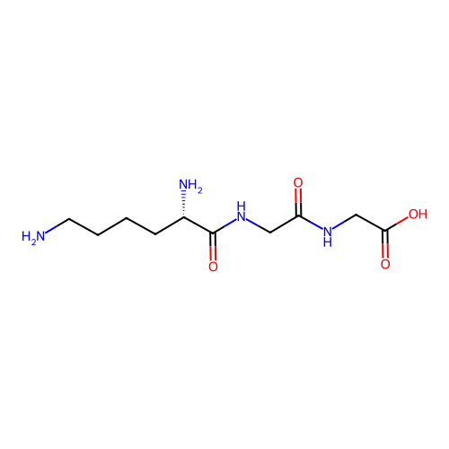 H-Lys-Gly-Gly-OH structure
