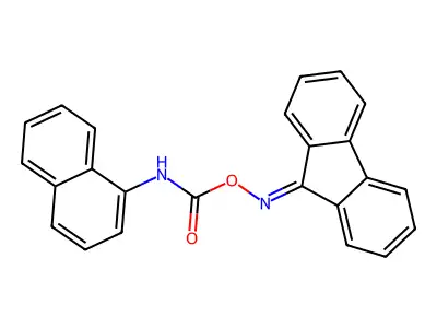(fluoren-9-ylideneamino) N-naphthalen-1-ylcarbamate structure