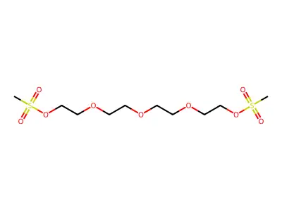 1,4-Bis(2-methylsulfonylsulfanylethyl)piperazine structure