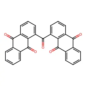 9,10-Anthracenedione, 1,1'-carbonylbis- structure