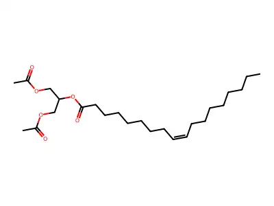 Glyceryl diacetate 2-oleate structure
