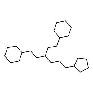 [3-(2-Cyclohexylethyl)-6-cyclopentylhexyl]cyclohexane structure