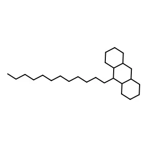 Anthracene, 9-dodecyltetradecahydro- structure