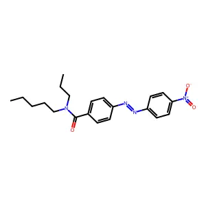 Benzamide, 4-[(4-nitrophenyl)azo]-N-pentyl-N-propyl- structure