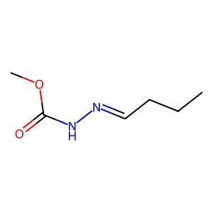 2-Butylidenehydrazine-1-carboxylic acid methyl ester structure