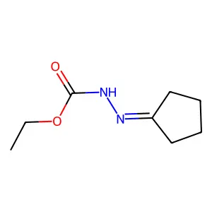 Ethyl 2-cyclopentylidenhydrazine-1-carboxylate structure