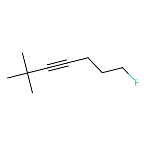 7-Fluoro-2,2-dimethyl-3-heptyne structure