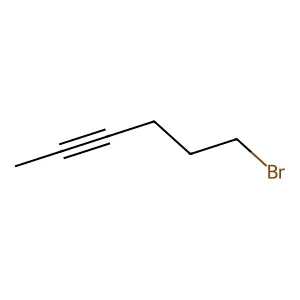 6-Bromohex-2-yne structure