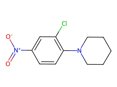 1-(2-Chloro-4-nitrophenyl)piperidine structure