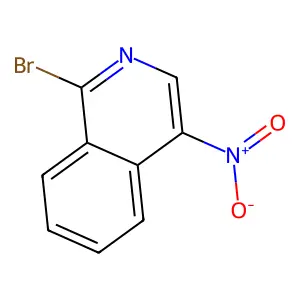 1-Bromo-4-nitroisoquinoline structure