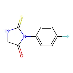 3-(4-Fluorophenyl)-2-thioxoimidazolidin-4-one structure