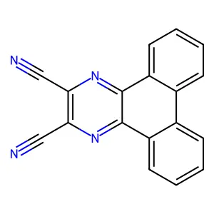 2,3-Dicyanodibenzo(f,h)quinoxaline structure