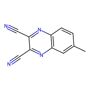 2,3-Quinoxalinedicarbonitrile, 6-methyl- structure
