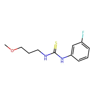 1-(3-Fluorophenyl)-3-(3-methoxypropyl)thiourea structure