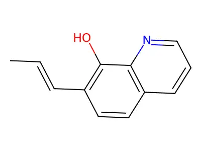 8-Quinolinol, 7-(1-propenyl)- structure