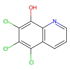 5,6,7-Trichloroquinolin-8-ol structure