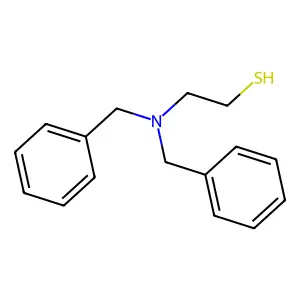 Ethanethiol, 2-(dibenzylamino)- structure
