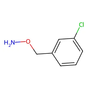 O-((3-chlorophenyl)methyl)hydroxylamine structure