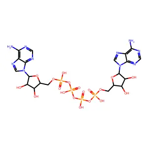 双(5'-腺苷酰)二磷酸 structure