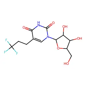 Uridine,3,3-trifluoropropyl)- structure