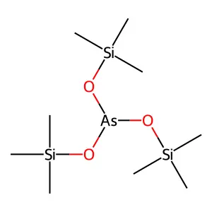 Arsenous acid, tris(trimethylsilyl) ester structure