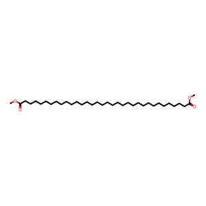 Dimethyl tetratriacontanedioate structure