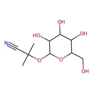 亚麻苦苷 structure