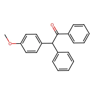 2-(4-Methoxyphenyl)-1,2-diphenylethanone structure