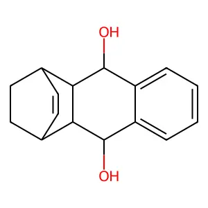 1,4,4a,9,9a,10-Hexahydro-1,4-ethanoanthracene-9,10-diol structure