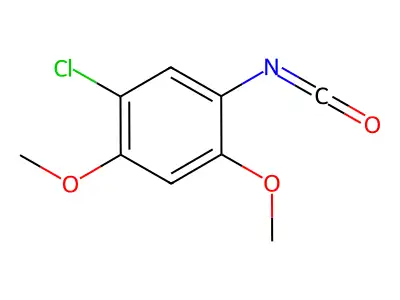 1-Chloro-5-isocyanato-2,4-dimethoxybenzene structure
