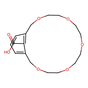 3,6,9,12,15-Pentaoxabicyclo[15.3.1]henicosa-1(21),17,19-triene-21-carboxylic acid structure