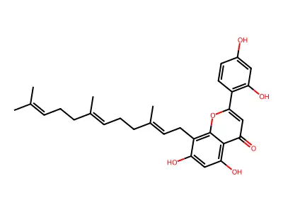 Moralbanone structure