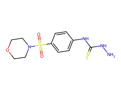 N-(4-(4-Morpholinylsulfonyl)phenyl)hydrazinecarbothioamide structure