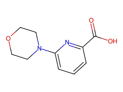6-(Morpholin-4-yl)pyridine-2-carboxylic acid structure