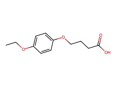 4-(4-Ethoxyphenoxy)butanoic acid structure
