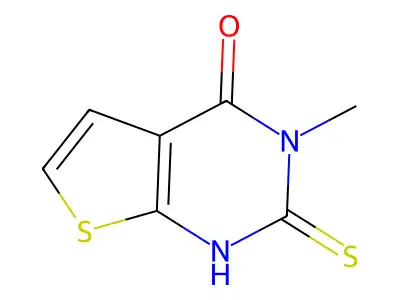 2-Mercapto-3-methyl-3H-thieno[2,3-d]pyrimidin-4-one structure