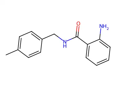 2-amino-N-(4-methylbenzyl)benzamide structure