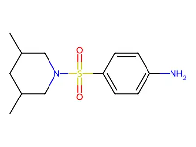 4-((3,5-Dimethylpiperidin-1-yl)sulfonyl)aniline structure